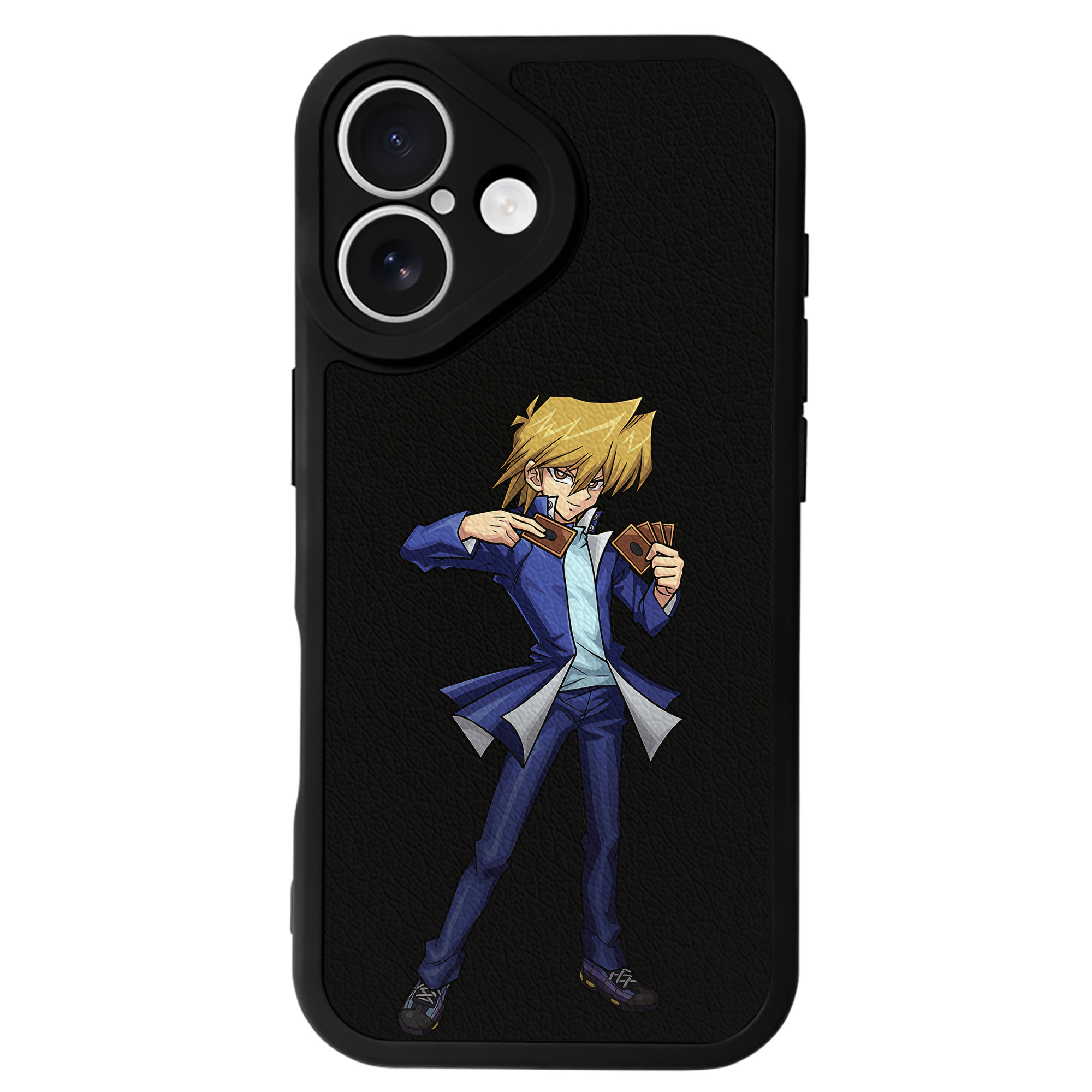遊☆戯☆王 Yu-Gi-Oh! 【iPhone 16シリーズ対応】シリコンスマホケース（レザー調） 材質：シリコン